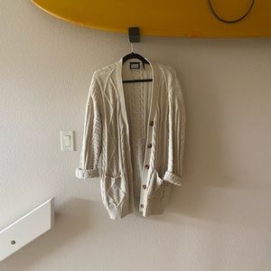 Reclaimed Vintage Cream Cardigan